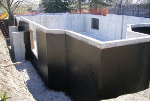 Impermeabilització del fonament i la seva estructura