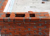 Schemes and instructions for laying a ventilation duct made of brick
