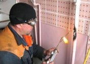 Rules for trimming a gas pipe in an apartment
