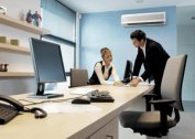 Installation of air conditioning in the office