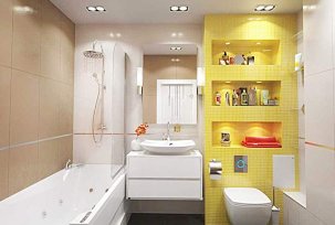 How to make lighting in the bathroom - options and fixtures