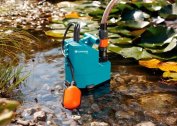What does a dirty water drainage pump consist of and how does it work?