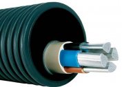 Corrugated pipe for laying wires - design and application