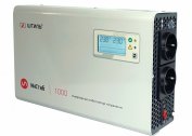 Inverter voltage converters with double conversion for the home