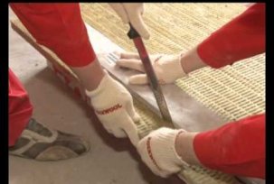 Beskrivning av värmeisolering Rockwool Flor Butts