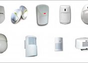Alarm with motion sensor to protect the premises