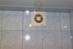 Schéma zapojení ventilátoru v koupelně