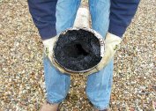 Do-it-yourself chimney cleaning in a private house