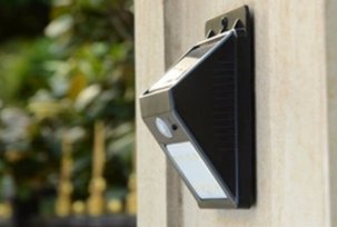 Selección de farolas con sensores de movimiento.