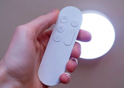 Turning on the light from the remote control