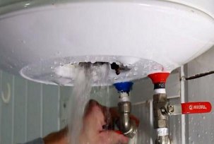 Behovet av att dränera vatten från vattenvärmare