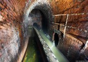Where does the sewer drain