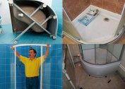 How to connect a shower cabin with your own hands