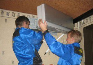 Air conditioner installation