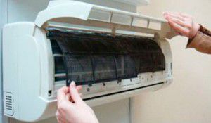 Air conditioner filter cleaning needed