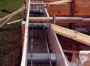 Foundation ventilation formwork