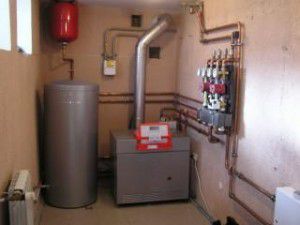 The simplest diesel boiler room