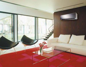 Air conditioning fits easily into any interior