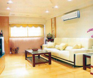 Air conditioning can complement the interior of the house