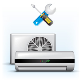 Hidden installation of the air conditioner and how to hide it from surrounding eyes