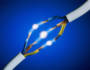 Esquema de conexión del aire acondicionado a la red eléctrica.
