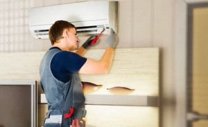 Example of estimates for mounting and dismounting an air conditioner