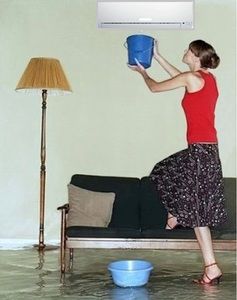 Solving problems with leaking air conditioning