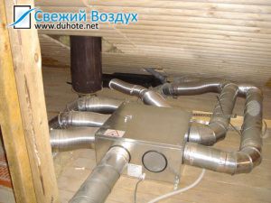 manifold and ducts