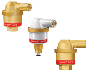Automatic air vents free the system from periodically accumulated air in it