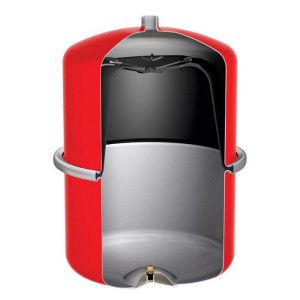 Expansion tank with replaceable diaphragm