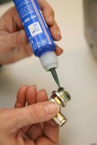 The use of adhesive sealant will replace the need to use other methods of sealing threaded joints