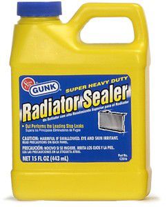 In an emergency, it is permissible to fill in the heating system with a sealant designed for automotive radiators