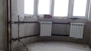 Central heating insert example