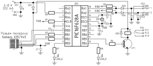 detailed GSM module connection diagram