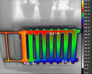 Thermogram as one of the methods for detecting air congestion