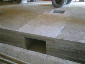 spraying floor for trucks