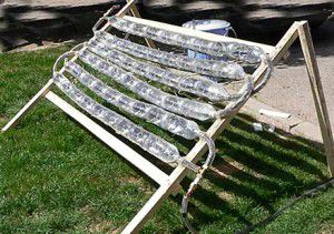 The simplest home-made solar collector