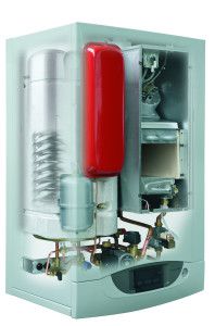 Wall mounted boiler