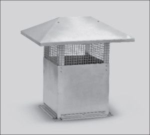 sombrilla de ventilación rectangular
