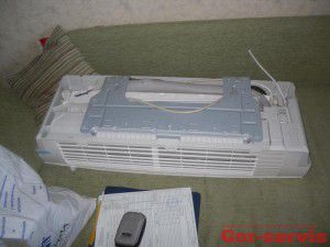 dismantled indoor unit split system