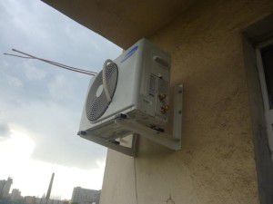 normal block placement with access to main service valves