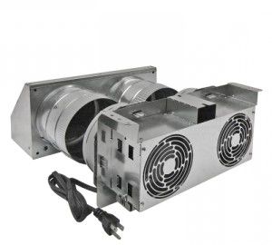 compact installation for forced ventilation