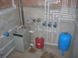 Heating with polypropylene pipes