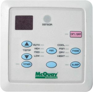 wall mounted wired remote