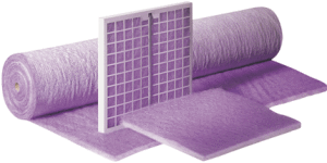 sintepon roll material and filter mats