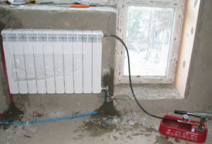 Pressure testing is carried out only after the installation of control valves