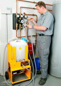 Flushing heating