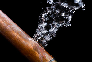Leak in the heating pipe