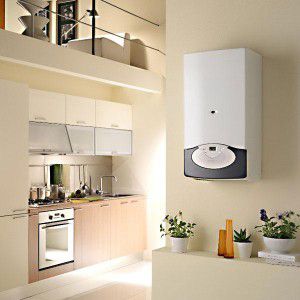 Wall mounted gas boiler
