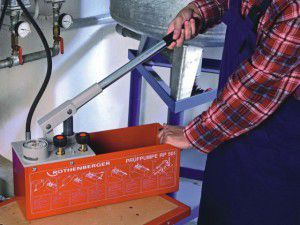 Pressure testing of heating